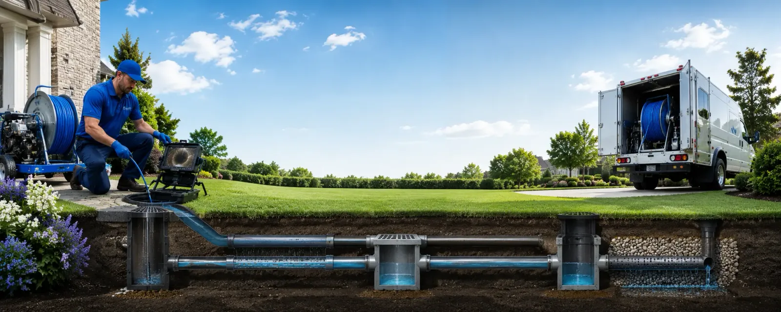 Outdoor drain cleaning information for Morgantown, IN
